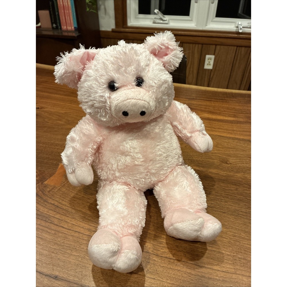 The Bear Factory Pink Pig Plush Stuffed Animal EUC